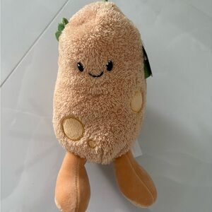 Giggle scape Plush Potato Character Stuffed Toy - Light Brown